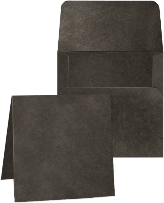 Graphic 45 Black Square Cards 5 1/4” x 5 1/4” With Envelopes